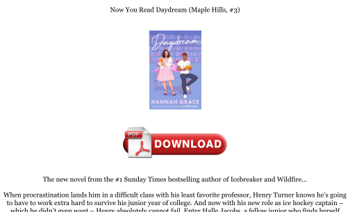 Télécharger Download [PDF] Daydream (Maple Hills, #3) Books gratuitement