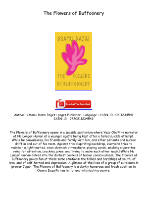 Download [PDF/KINDLE] The Flowers of Buffoonery Full Page را به صورت رایگان دانلود کنید