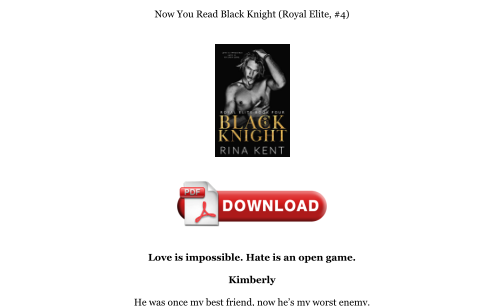 Baixe Download [PDF] Black Knight (Royal Elite, #4) Books gratuitamente