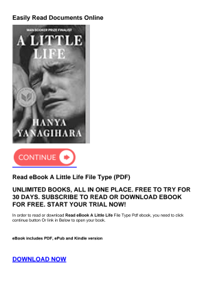 Read eBook A Little Life را به صورت رایگان دانلود کنید