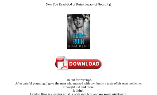 Descargar Download [PDF] God of Ruin (Legacy of Gods, #4) Books gratis