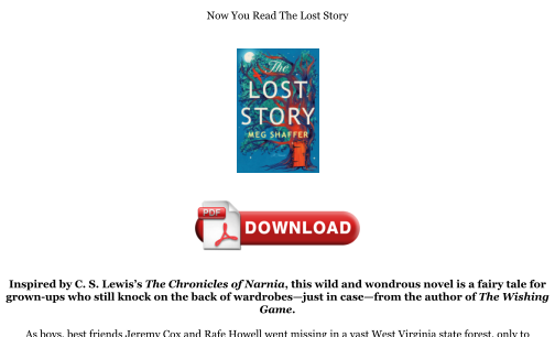 Download [PDF] The Lost Story Books را به صورت رایگان دانلود کنید