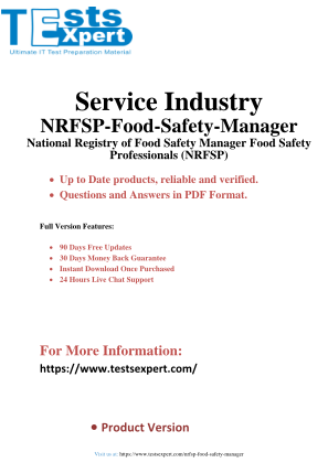 ดาวน์โหลด Surpass NRFSP Food Safety Professionals Exam with Expert Resources.pdf ได้ฟรี