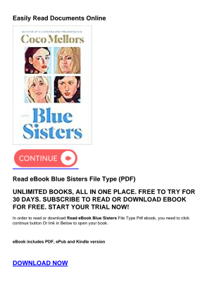 Download Read eBook Blue Sisters for free