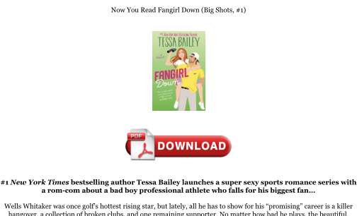 Download [PDF] Fangirl Down (Big Shots, #1) Books را به صورت رایگان دانلود کنید