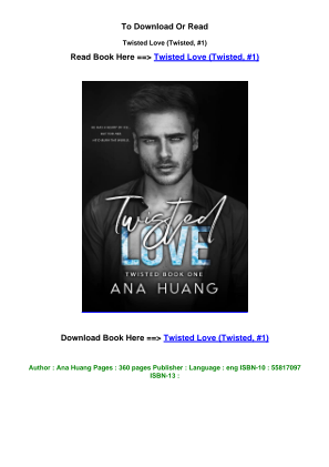 Download LINK EPub DOWNLOAD Twisted Love Twisted  1 pdf By Ana Huang.pdf for free