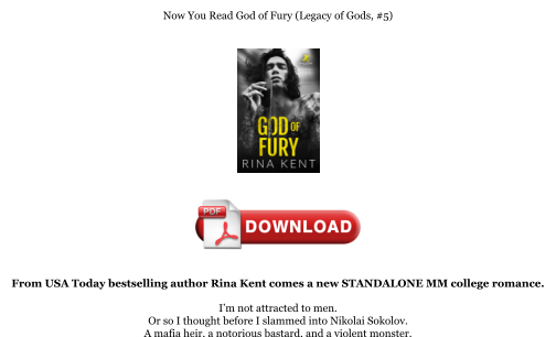 Descargar Download [PDF] God of Fury (Legacy of Gods, #5) Books gratis