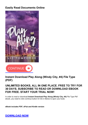 Descargar Instant Download Play Along (Windy City, #4) gratis