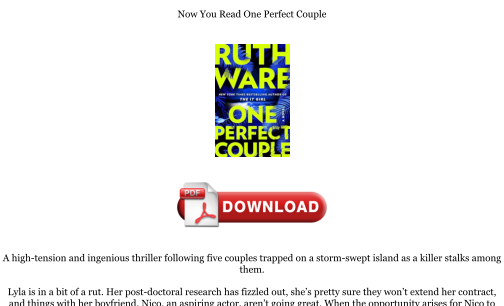 Télécharger Download [PDF] One Perfect Couple Books gratuitement