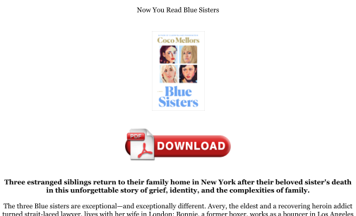 Download [PDF] Blue Sisters Books را به صورت رایگان دانلود کنید