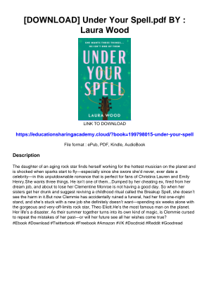 Download [DOWNLOAD] Under Your Spell.pdf BY : Laura  Wood for free
