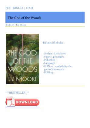 Télécharger Download [PDF/KINDLE] The God of the Woods Full Page gratuitement