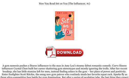 Télécharger Download [PDF] Set on You (The Influencer, #1) Books gratuitement
