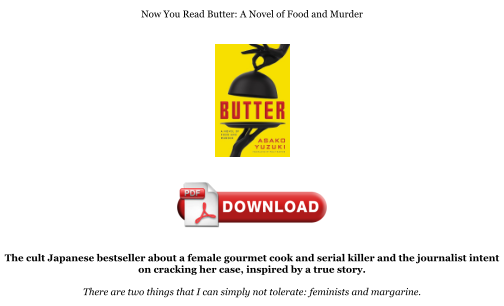 Télécharger Download [PDF] Butter: A Novel of Food and Murder Books gratuitement
