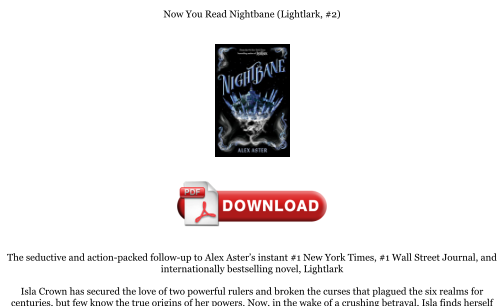 Unduh Download [PDF] Nightbane (Lightlark, #2) Books secara gratis