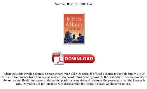 Download Download [PDF] The Little Liar Books for free