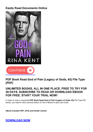 PDF Book Read God of Pain (Legacy of Gods, #2) را به صورت رایگان دانلود کنید