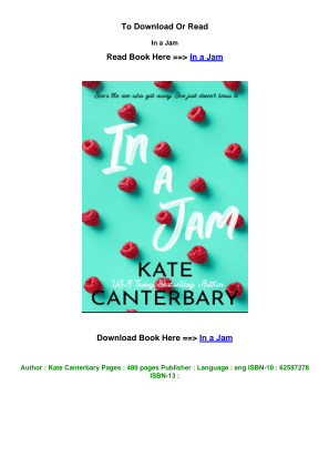 LINK epub Download In a Jam pdf By Kate Canterbary.pdf را به صورت رایگان دانلود کنید