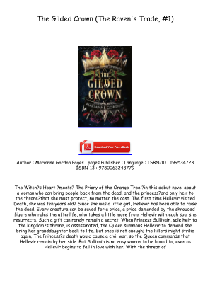 Descargar Get [PDF/BOOK] The Gilded Crown (The Raven's Trade, #1) Free Download gratis