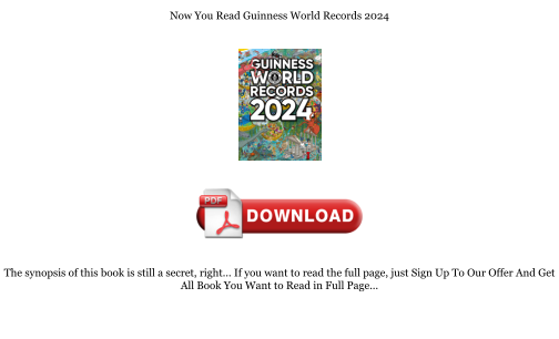 Télécharger Download [PDF] Guinness World Records 2024 Books gratuitement